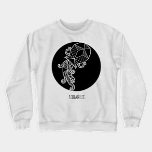 Aquarius - Geometric Astrology Crewneck Sweatshirt